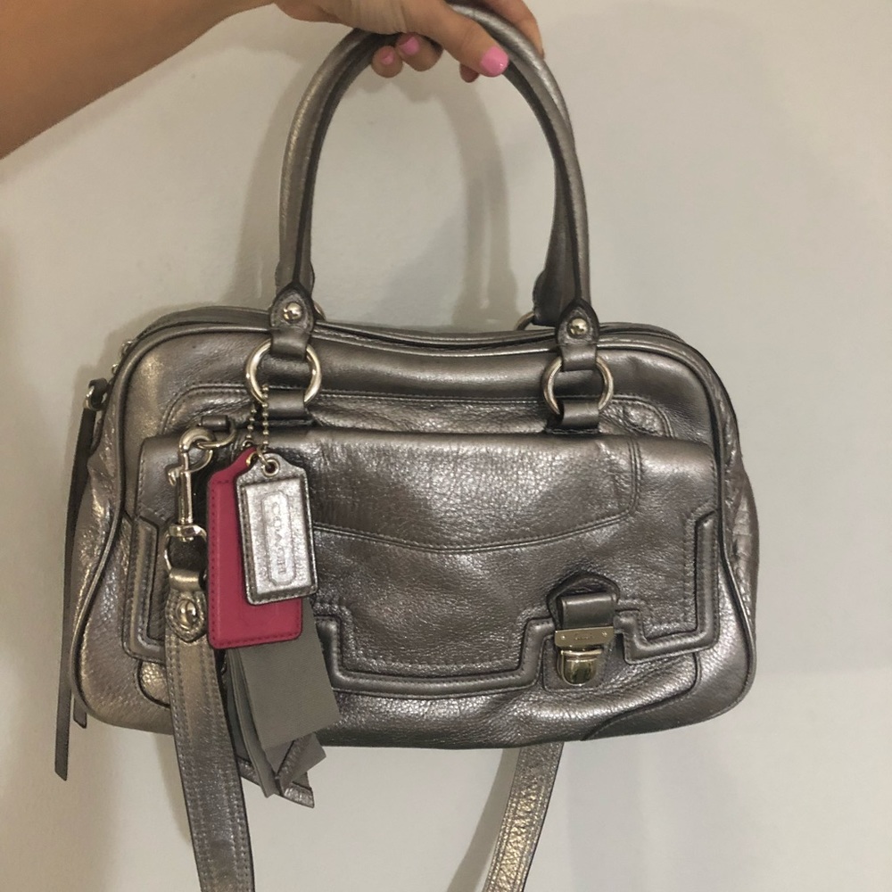 COACH Poppy Leather Satchel (17888)
